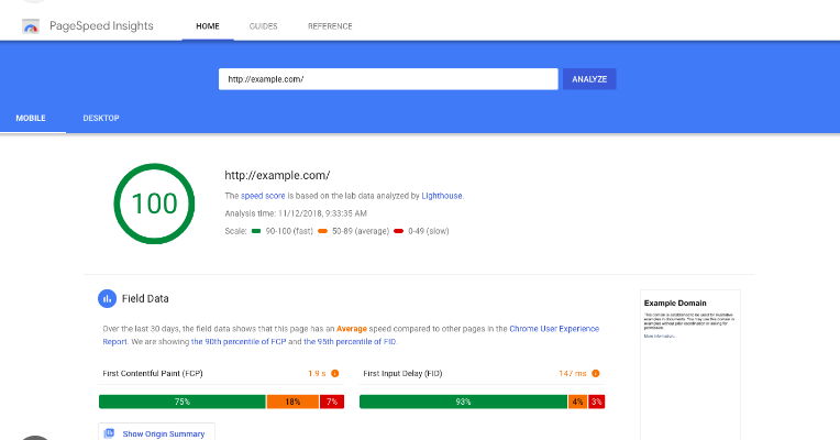 Google PageSpeed Insights